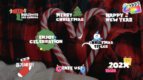 Christmas And New Year Titles for FCPX - 49982319