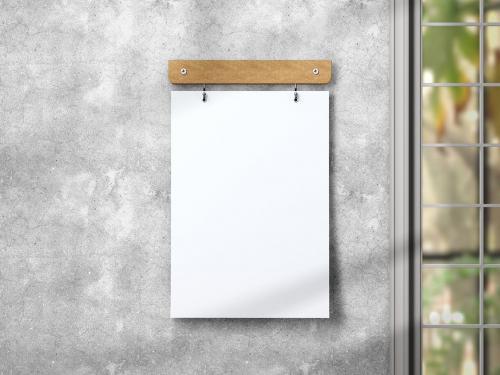 Elegant Wall Calendar Psd Mockup Set Elegant Wall Calendar Psd Mockup Set