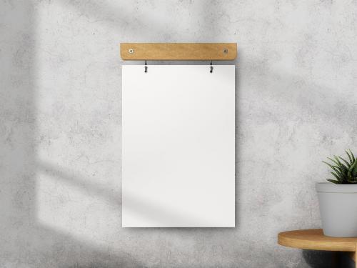 Elegant Wall Calendar Psd Mockup Set Elegant Wall Calendar Psd Mockup Set