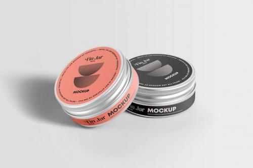 Metal Tin Jar Mock-up