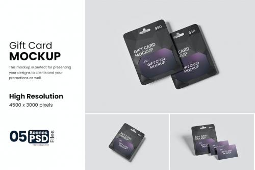 Gift Card Mockup Gift Card Mockup