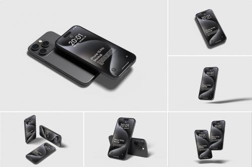 Smartphone 15 Pro Mockup Smartphone 15 Pro Mockup
