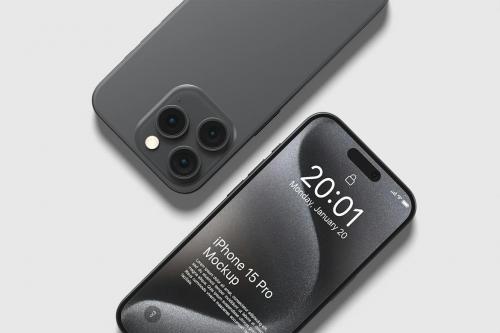Smartphone 15 Pro Mockup Smartphone 15 Pro Mockup