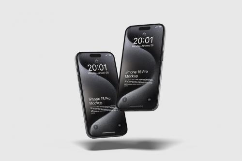 Smartphone 15 Pro Mockup Smartphone 15 Pro Mockup