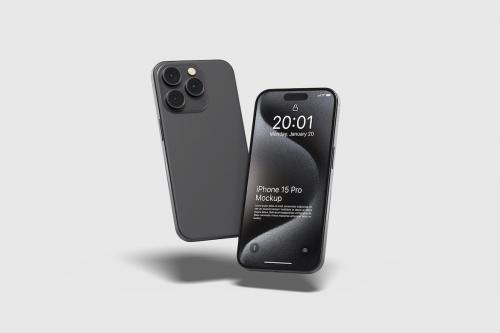 Smartphone 15 Pro Mockup Smartphone 15 Pro Mockup