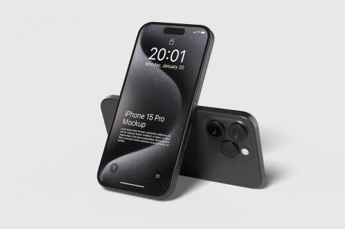 Smartphone 15 Pro Mockup Smartphone 15 Pro Mockup