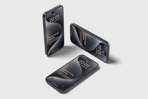 Smartphone 15 Pro Mockup Smartphone 15 Pro Mockup