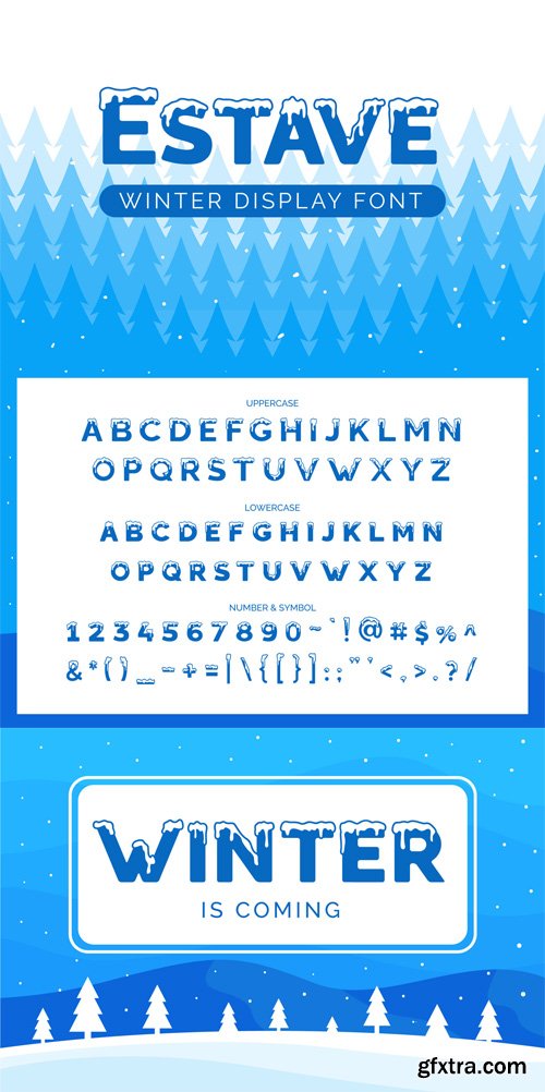 Estave - Winter Display Font