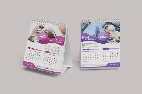 Desk Calendar Mockup