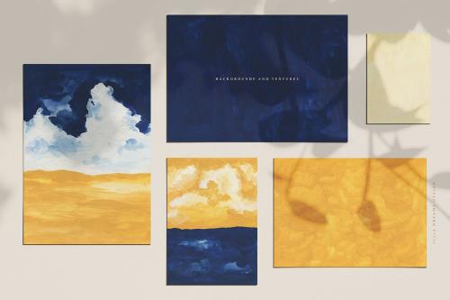 Arles Textured Flowers Vector Illustrations Woman