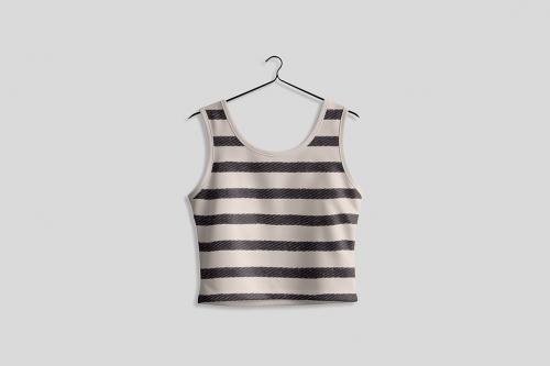 Cropped Vest Top Mockup Cropped Vest Top Mockup