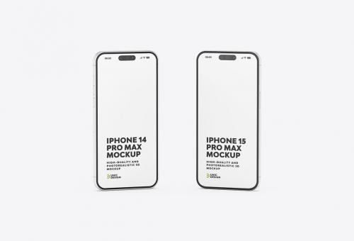 iPhone 14 & iPhone 15 Mockup