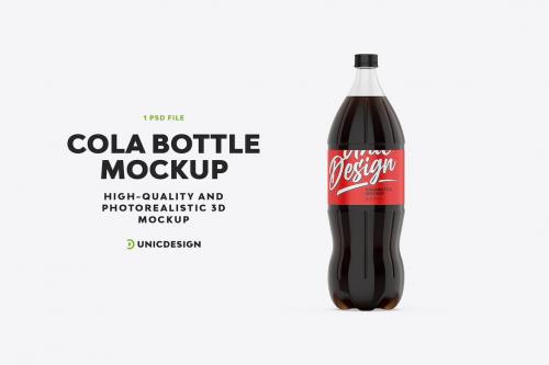 Cola Bottle Mockup