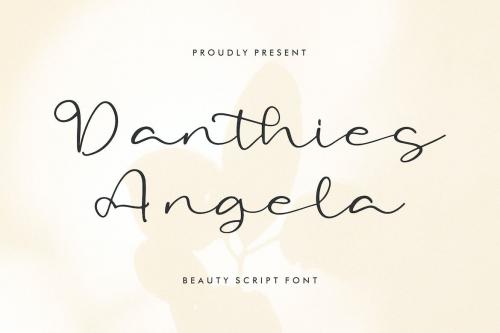 Danthies Angela Script Font