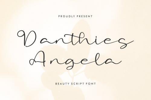 Danthies Angela Script Font