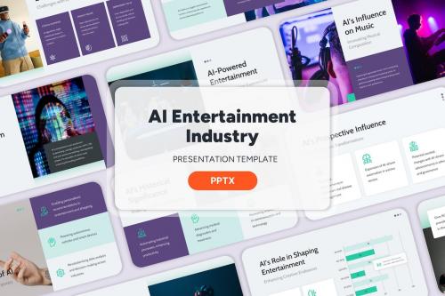 AI Entertainment Industry - Powerpoint Templates