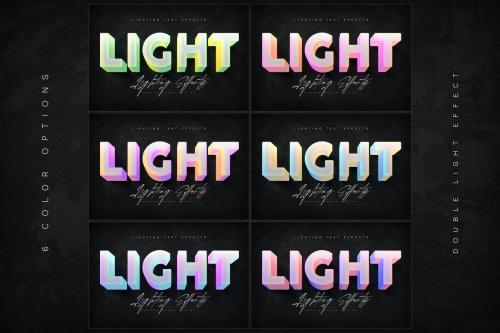 Double Light Text Effects Double Light Text Effects