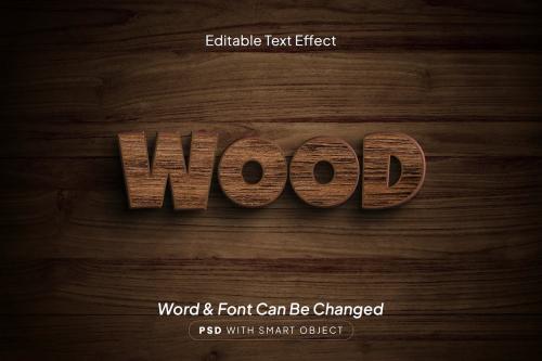 Wood Text Effect