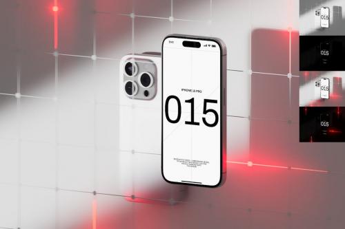 iPhone 15 Pro Mockup iPhone 15 Pro Mockup