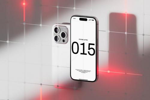 iPhone 15 Pro Mockup iPhone 15 Pro Mockup
