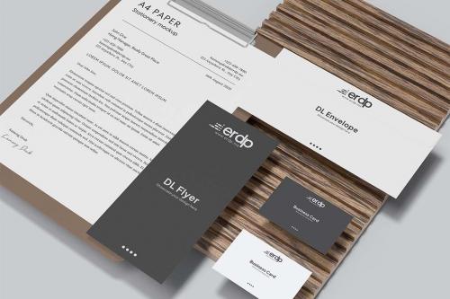 Floating Stationery Mockup Floating Stationery Mockup