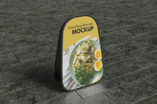 Standing Banner Mockup Standing Banner Mockup