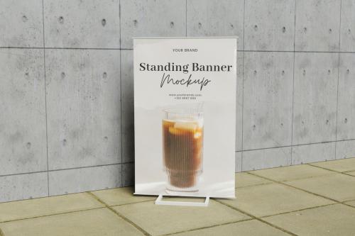 Standing Banner Mockup Standing Banner Mockup