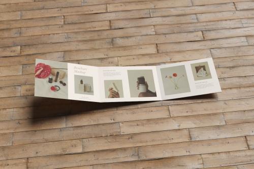 A4 Landscape Trifold Brochure Mockup A4 Landscape Trifold Brochure Mockup