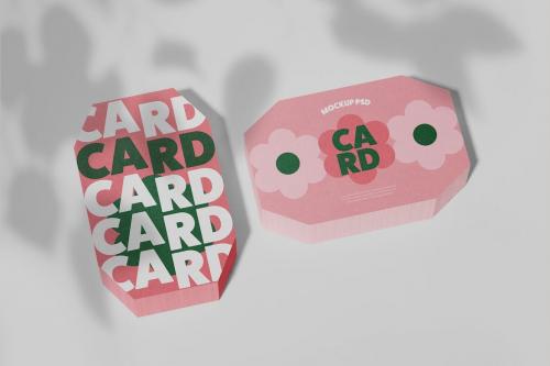 Geometric Card Mockup Geometric Card Mockup