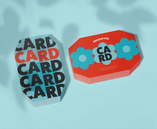Geometric Card Mockup Geometric Card Mockup