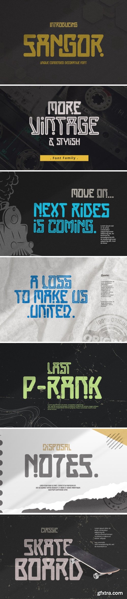 Sangor Font
