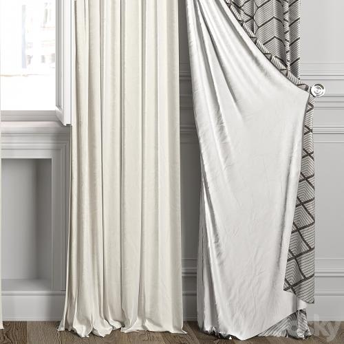 Curtains with window 484C