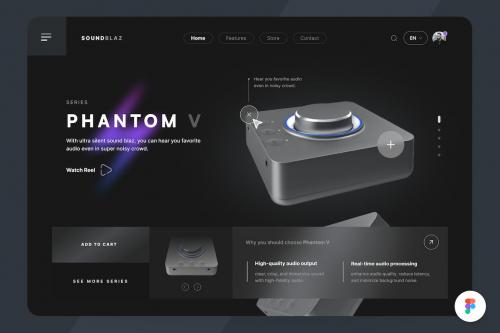 Electronic Product Device Hero Section Website