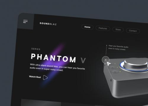 Electronic Product Device Hero Section Website