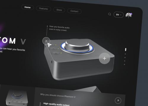 Electronic Product Device Hero Section Website