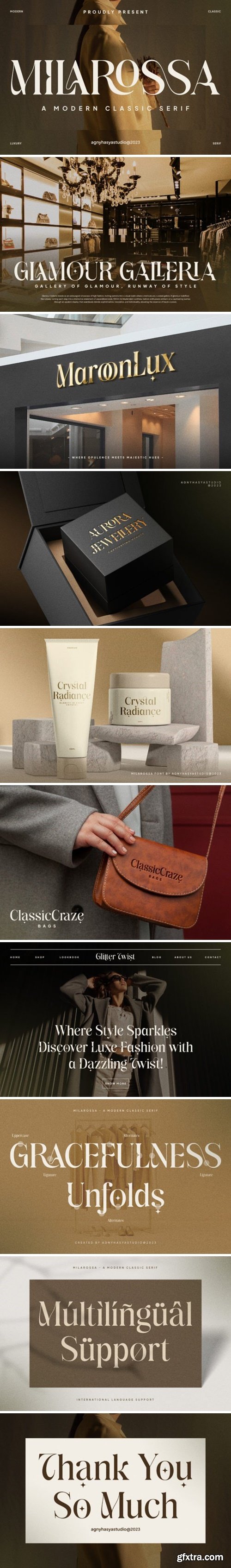 CM - Milarossa - A Modern Classic Serif 91909391 CM - Milarossa - A Modern Classic Serif 91909391