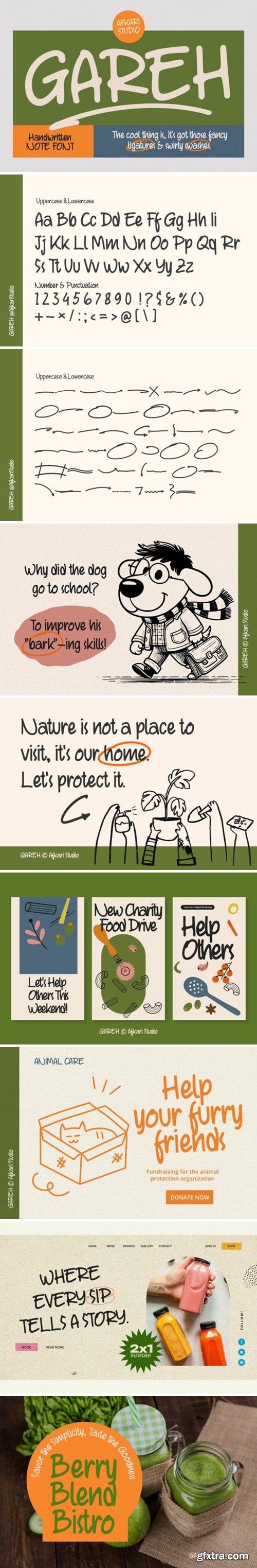 CM - Gareh - Handwritten Marker Note Font 91915940