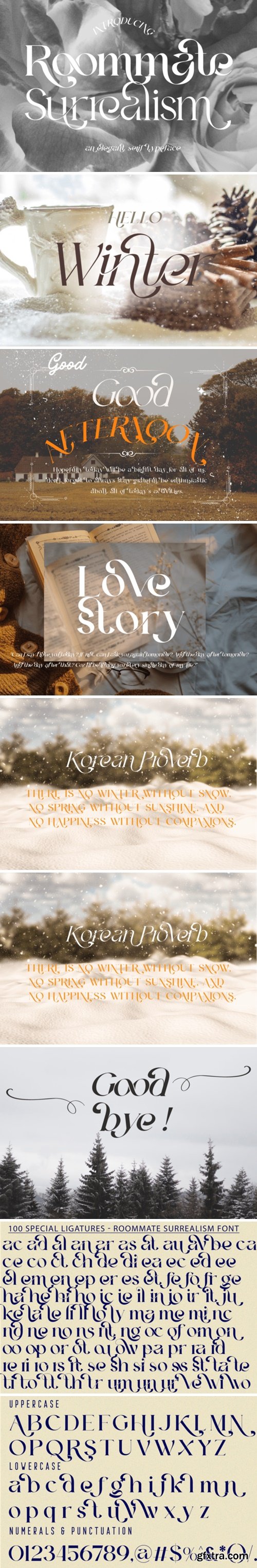 Roommate Surrealism Font