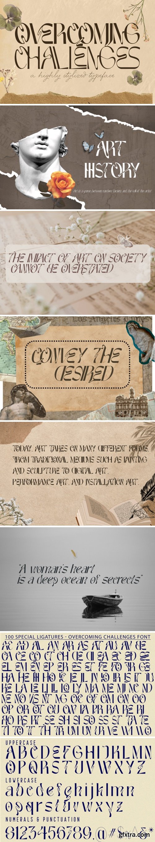 Overcoming Challenges Font