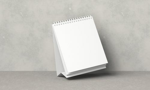 Portrait Desk Calendar Psd Mockup Set