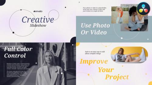 Stylish Creative Slideshow for DaVinci Resolve - 49995528
