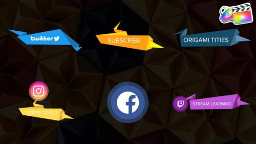 Origami Lower Thirds for FCPX - 49995850