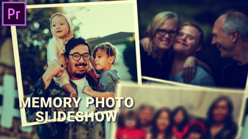 Emotional Memory Photo Slideshow MOGRT for Premier Pro - 49999277