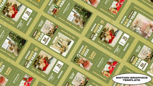 New Year Social Media Stories | Mogrt - 50012427