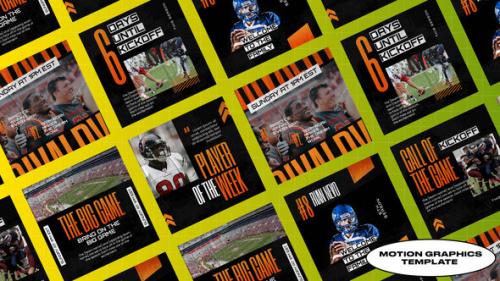 Cracked Sport Media Posts | Mogrt - 50012595