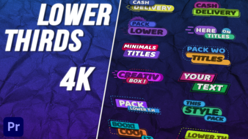 Lower Thirds Style MOGRT - 50015660