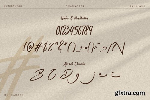 Bundadari - A Modern Handwritten X8E4UEY