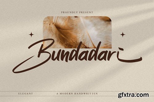 Bundadari - A Modern Handwritten X8E4UEY