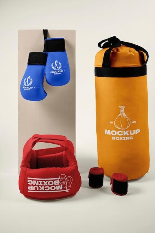 Boxing Set Mockup Design Boxing Set Mockup Design