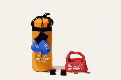 Boxing Set Mockup Design Boxing Set Mockup Design